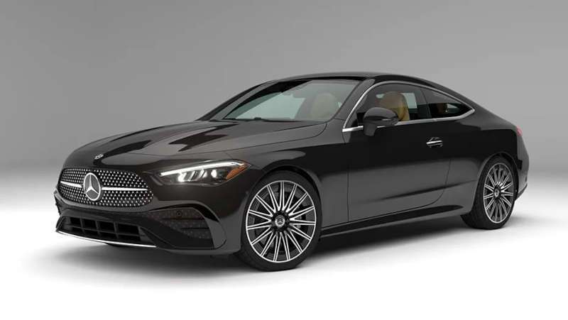 A front quarter exterior view of the Mercedes-Benz CLE 450 4MATIC® Coupe