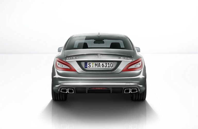2017 Mercedes-Benz CLS from the rear