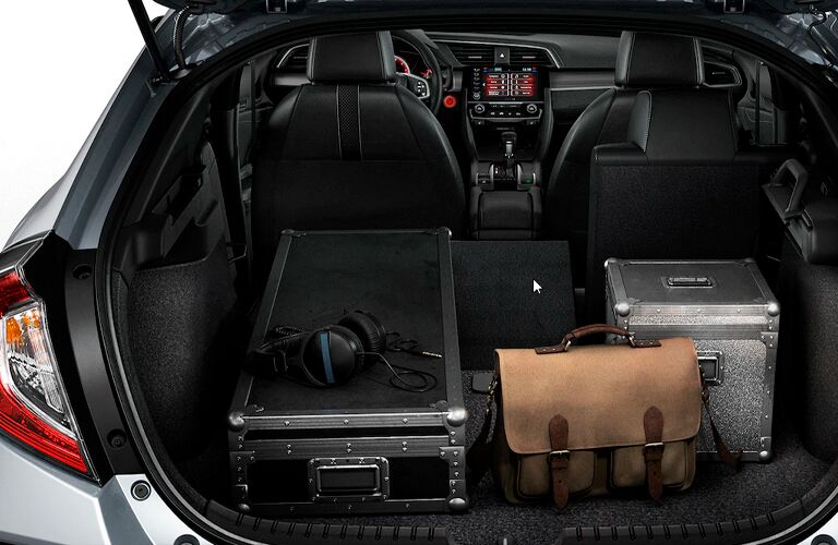 2021 Honda Civic Hatchback cargo space