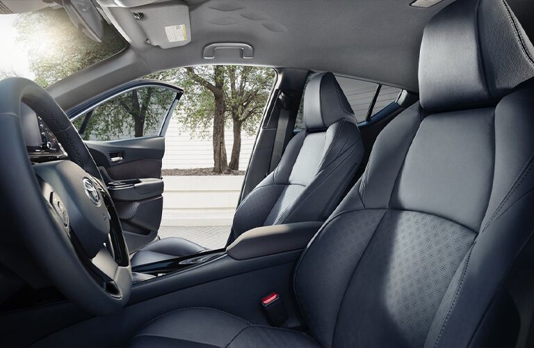 2021 Toyota C-HR black front seats