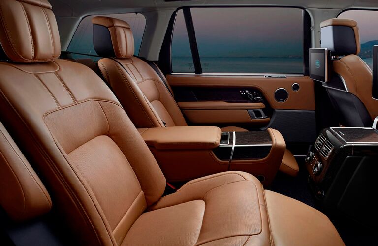 Rear seats of the 2021 Land Rover Range Rover