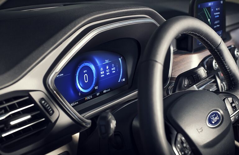 2020 Ford Escape Titanium Hybrid steering wheel