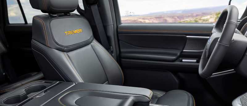 The 2027 Ford Expedition Tremor custom-stitched seating