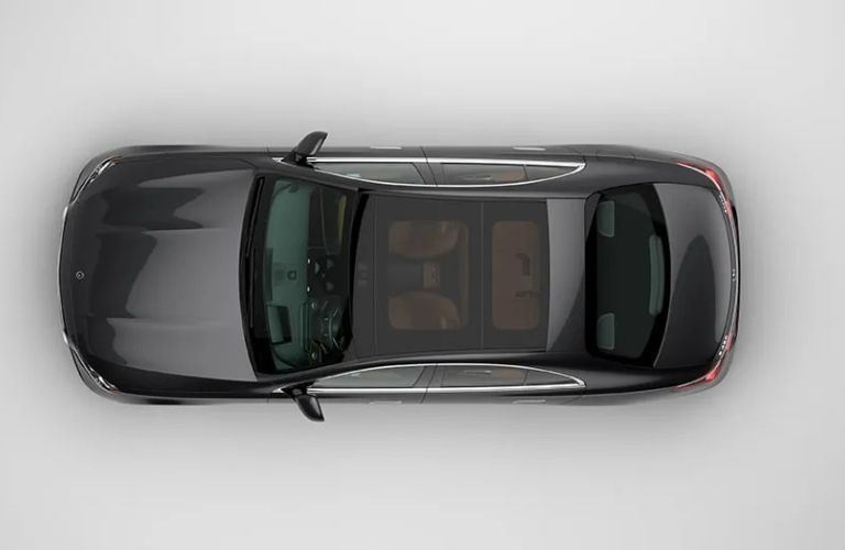 Aerial view of the 2025 Mercedes-Benz E-Class Sedan