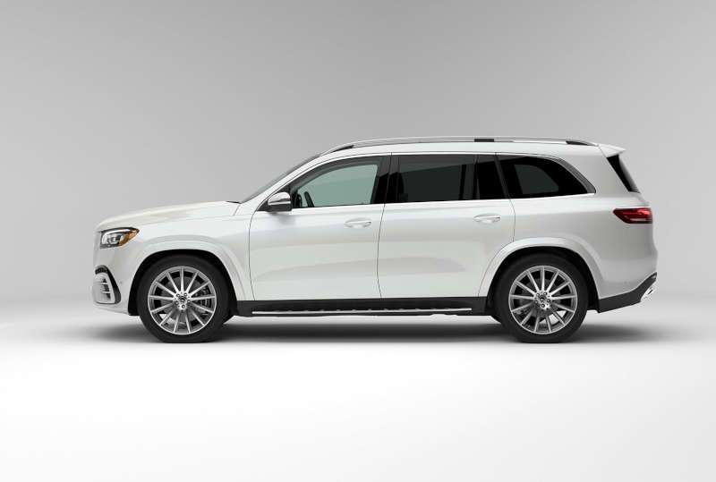 A side exterior view of the 2026 Mercedes-Benz GLS 580 4MATIC® SUV