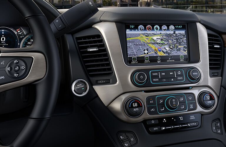 dashboard of the 2018 GMC Yukon