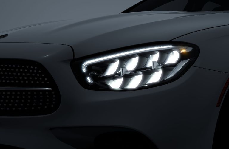 LED Headlight of the 2022 Mercedes-Benz E 350
