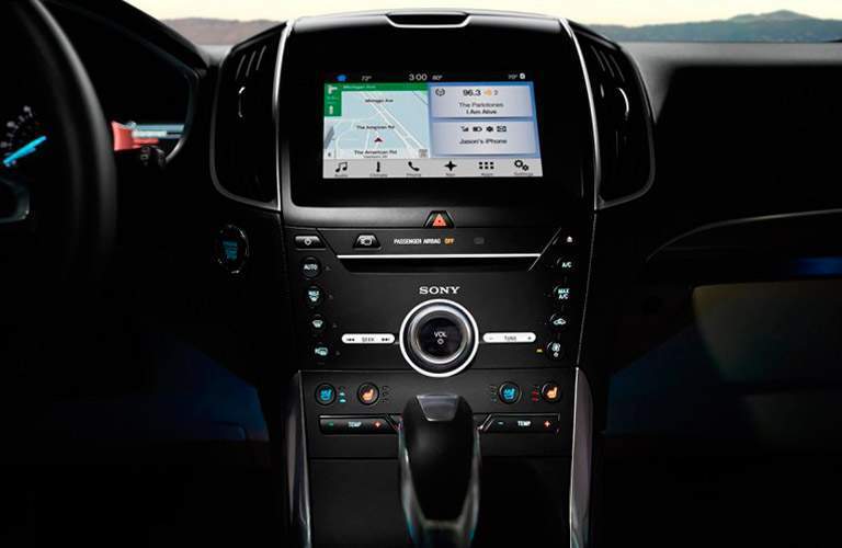 2017 Ford Edge center touchscreen