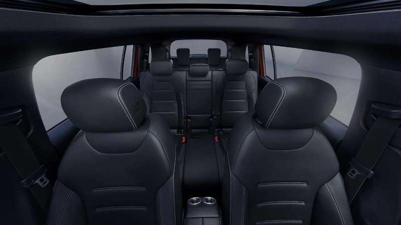 The luxurious seating in the 2026 Mercedes-Benz GLB 250 SUV