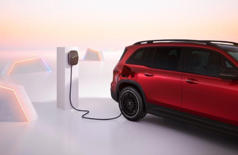 2024 Mercedes-Benz EQB 350 4MATIC SUV being charged