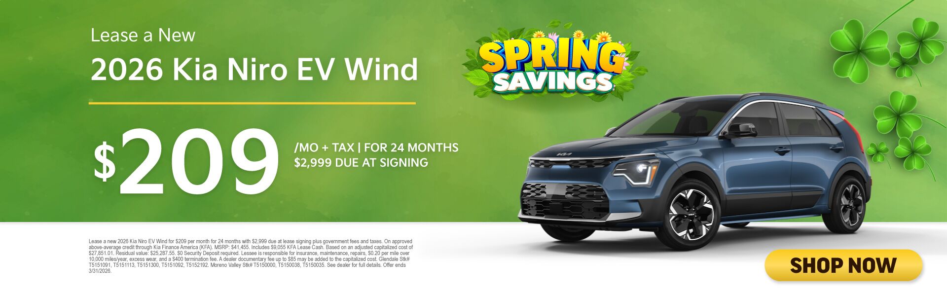 MAR26 Special Niro EV