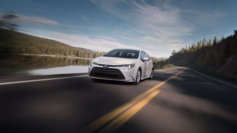 The 2026 Toyota Corolla Hybrid front exterior