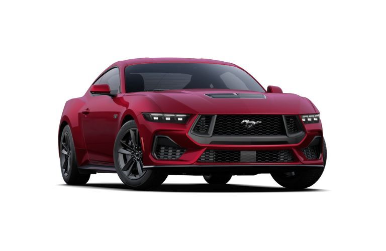 2026 Ford Mustang GT Fastback with red paint