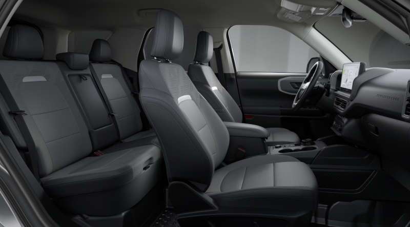 The two rows of seating in the Bronco Sport Badlands