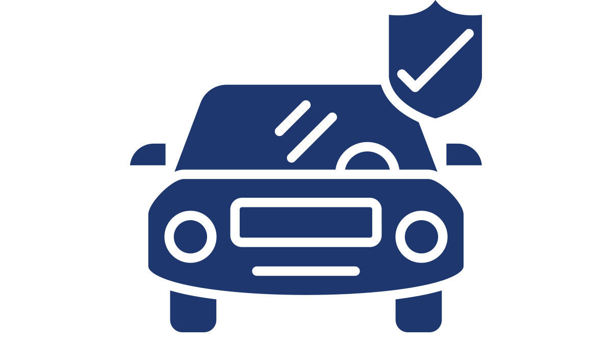 Window tinting icon with a shield