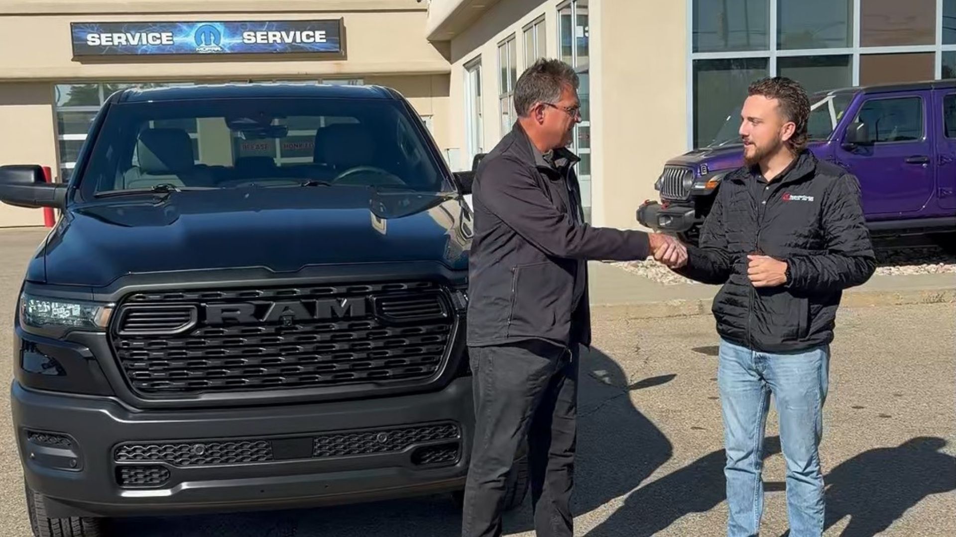 Bruce and Jarod at Redwater Dodge