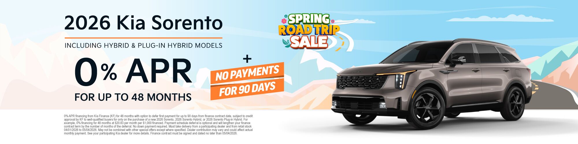 MAR26 26 Sorento APR