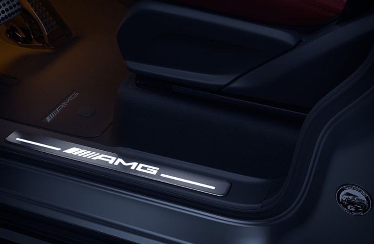 Lighted door sill of the 2022 Mercedes-Benz AMG® G 63