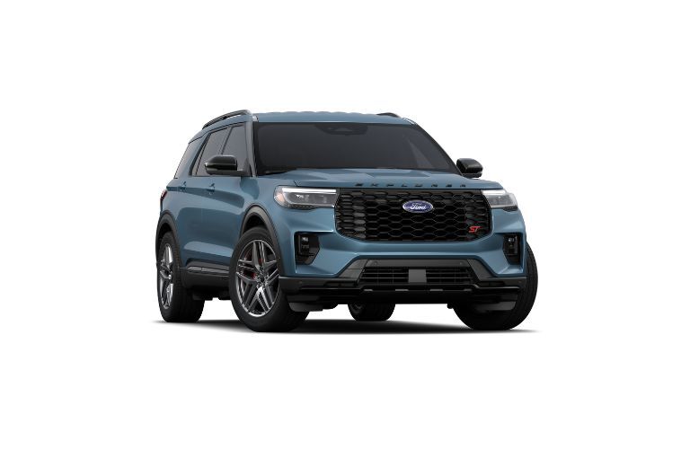 Ford Bronco Explorer ST front view on white