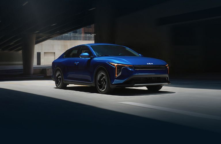 diagonal front view image of the 2025 Kia K4