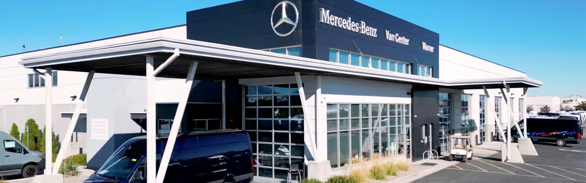 Outside of Mercedes-Benz Vans Center Warner dealership