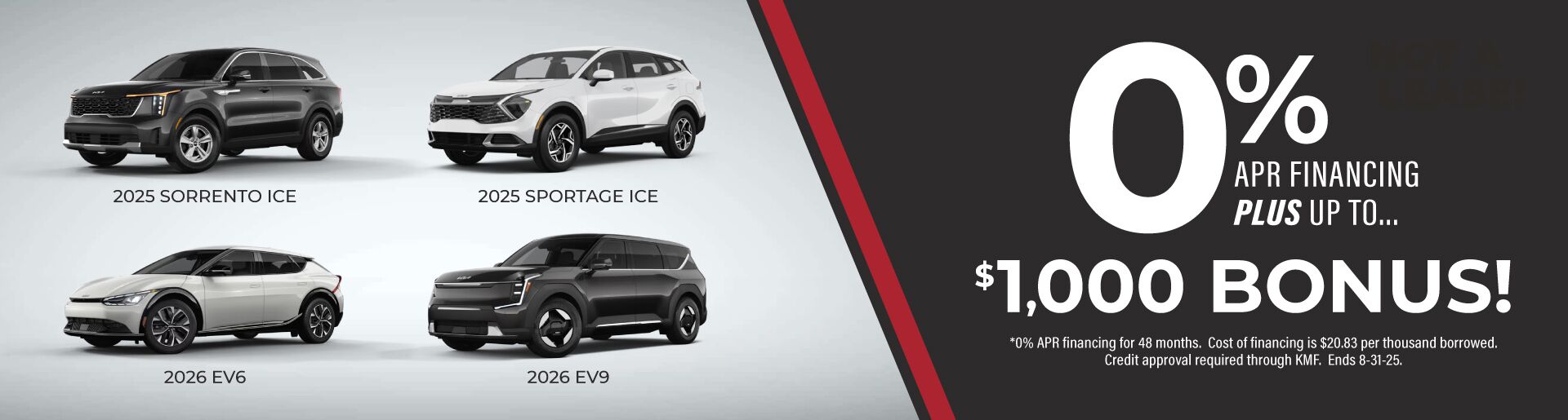 0% & 1k Bonus Aug 25