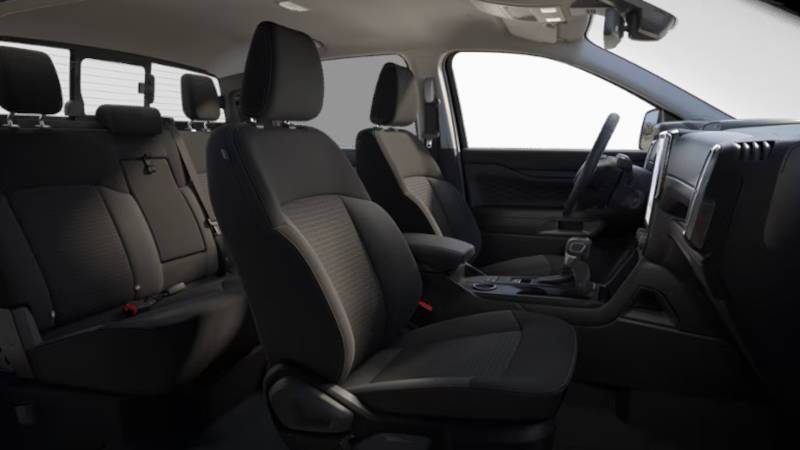 The seating in the 2025 Ford Ranger Lariat.