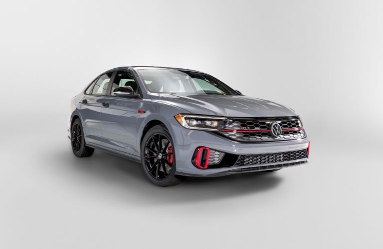 Front and side view of the 2024 Volkswagen Jetta GLI