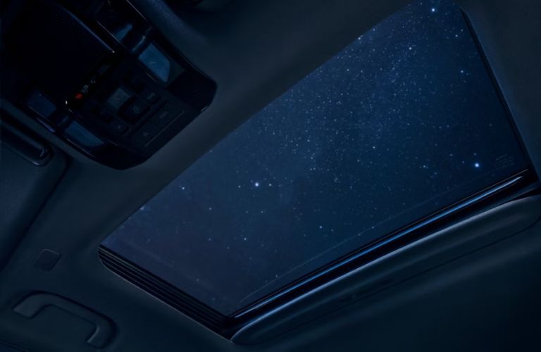 Power tilt/slide moonroof with sunshade in the 2025 Toyota Land Cruiser