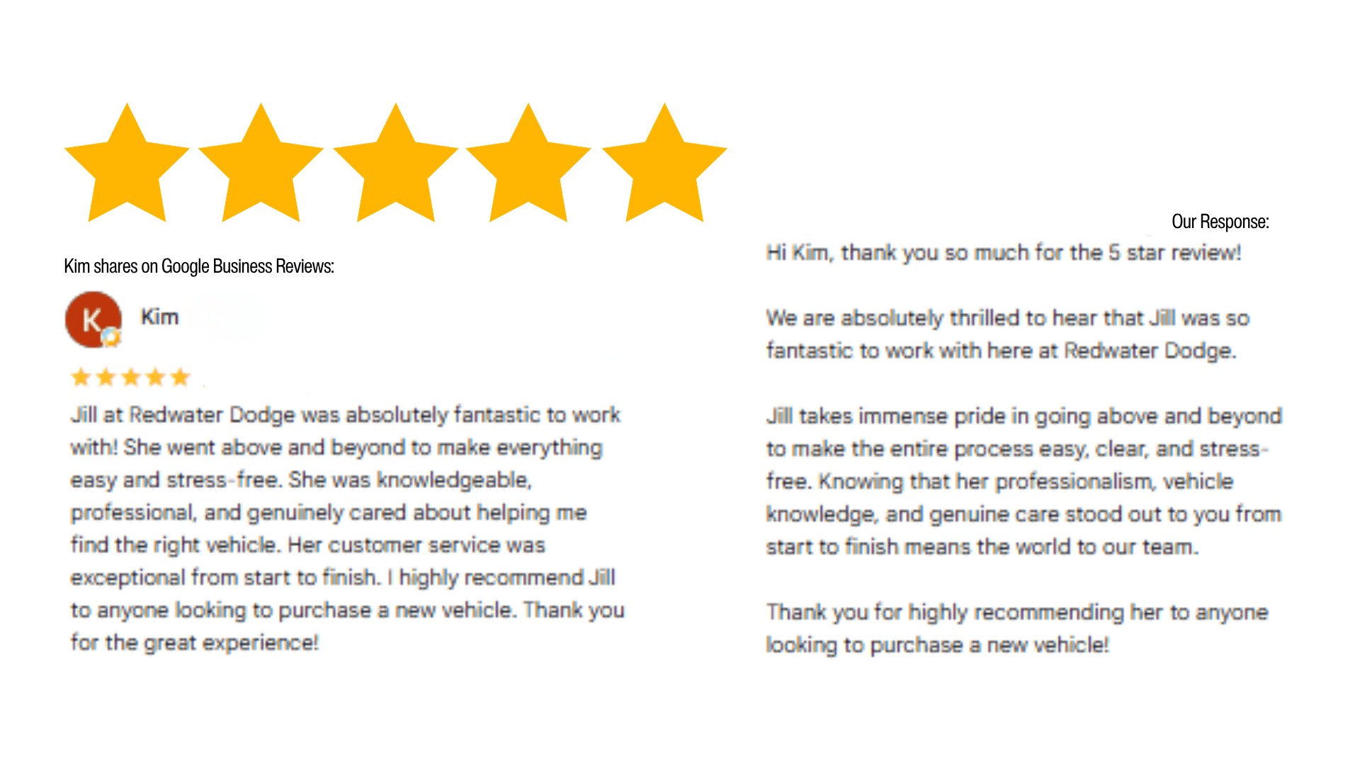 Read Kim's Google Review