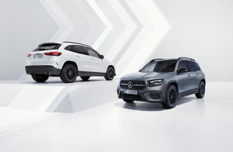 Images of two 2024 GLA SUV
