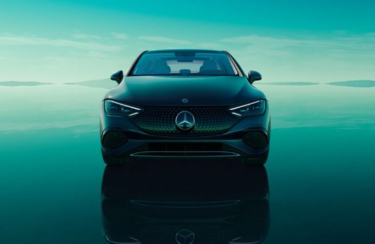 front view of a Mercedes-Benz EQE