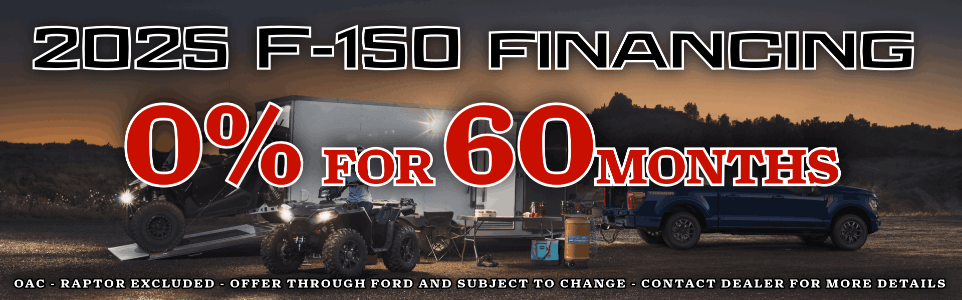 0% 60mo 2025 F-150