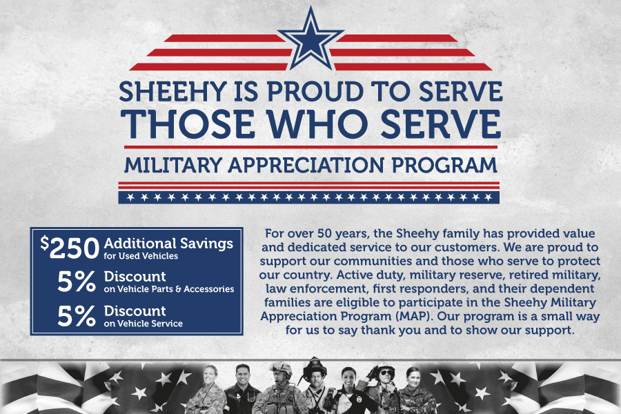 Sheehy is proud to serve those who serve