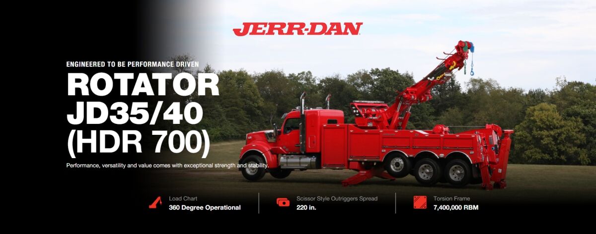 New Jerr-Dan 35/40 Rotator