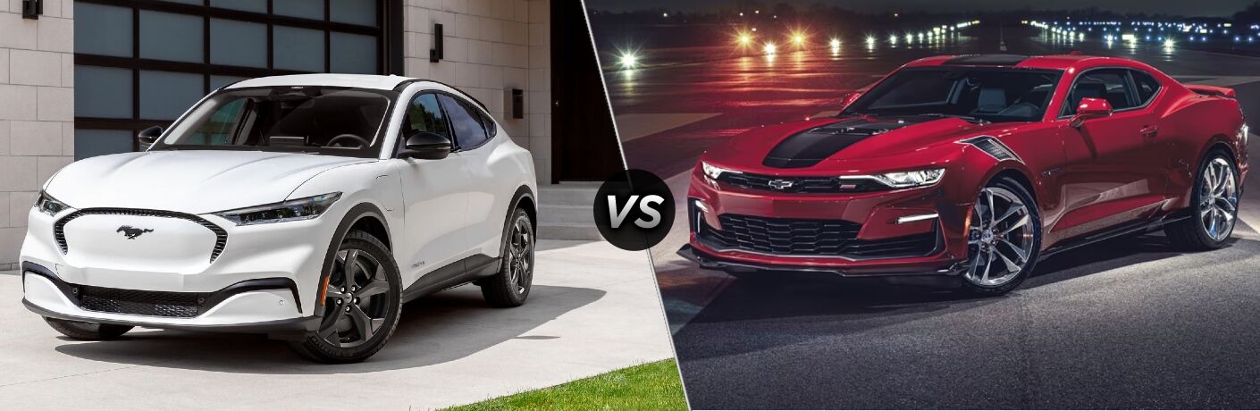 2024 Ford Mustang vs 2024 Chevrolet Camaro comparison image