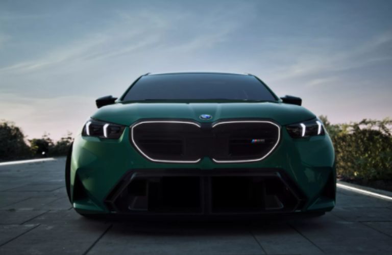 Front view of the 2025 BMW M5 Touring