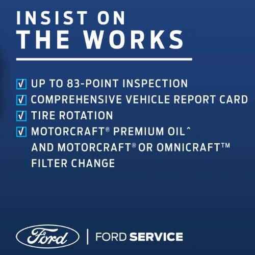 Insist on The Works Ford Service Package