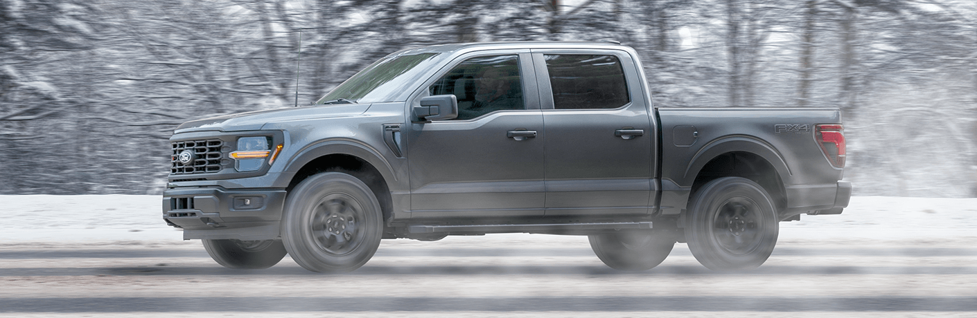 2024 Ford F-150 on a snowy road