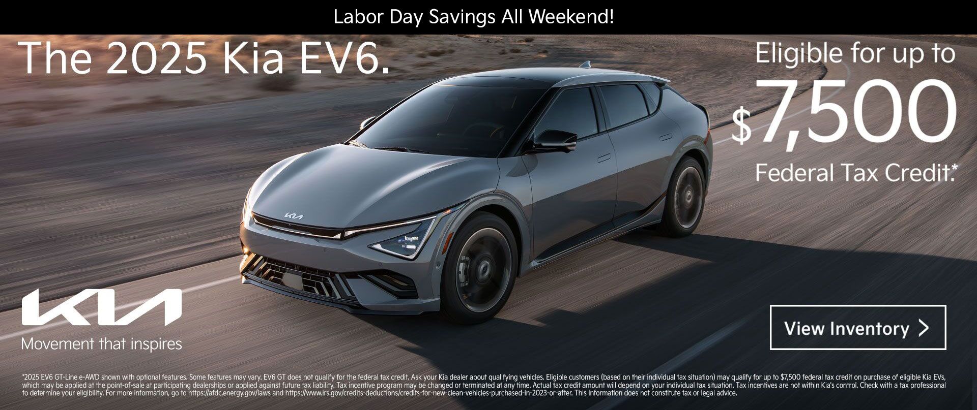 2025 EV6 Federal Tax Credit