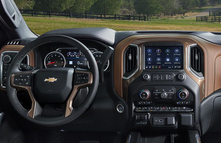 2020 Chevrolet Silverado front interior