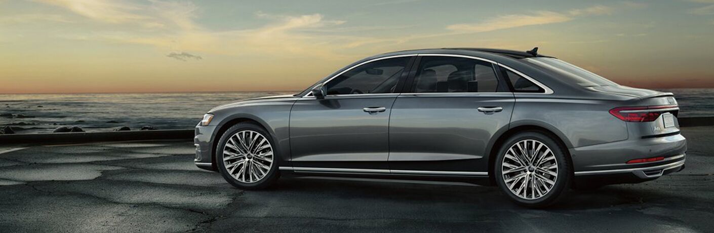 2019 Audi A8 side view