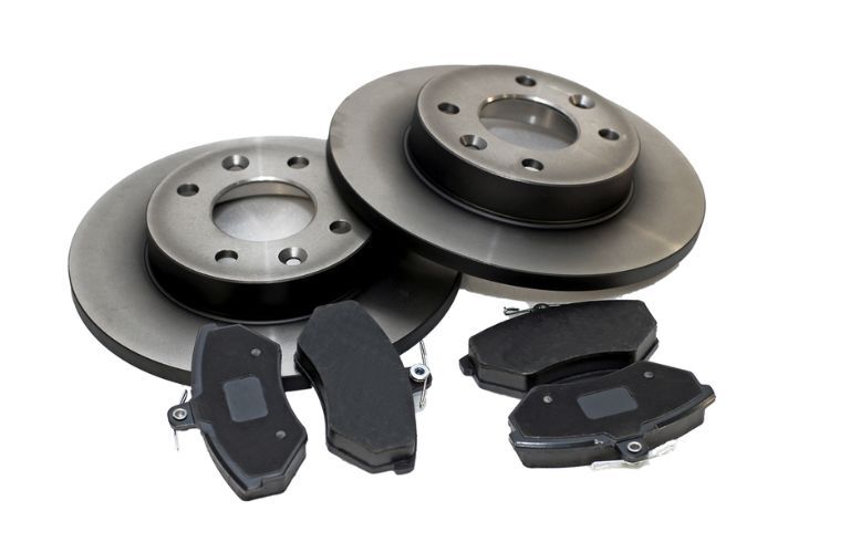 A new set of disc brakes and brake pads