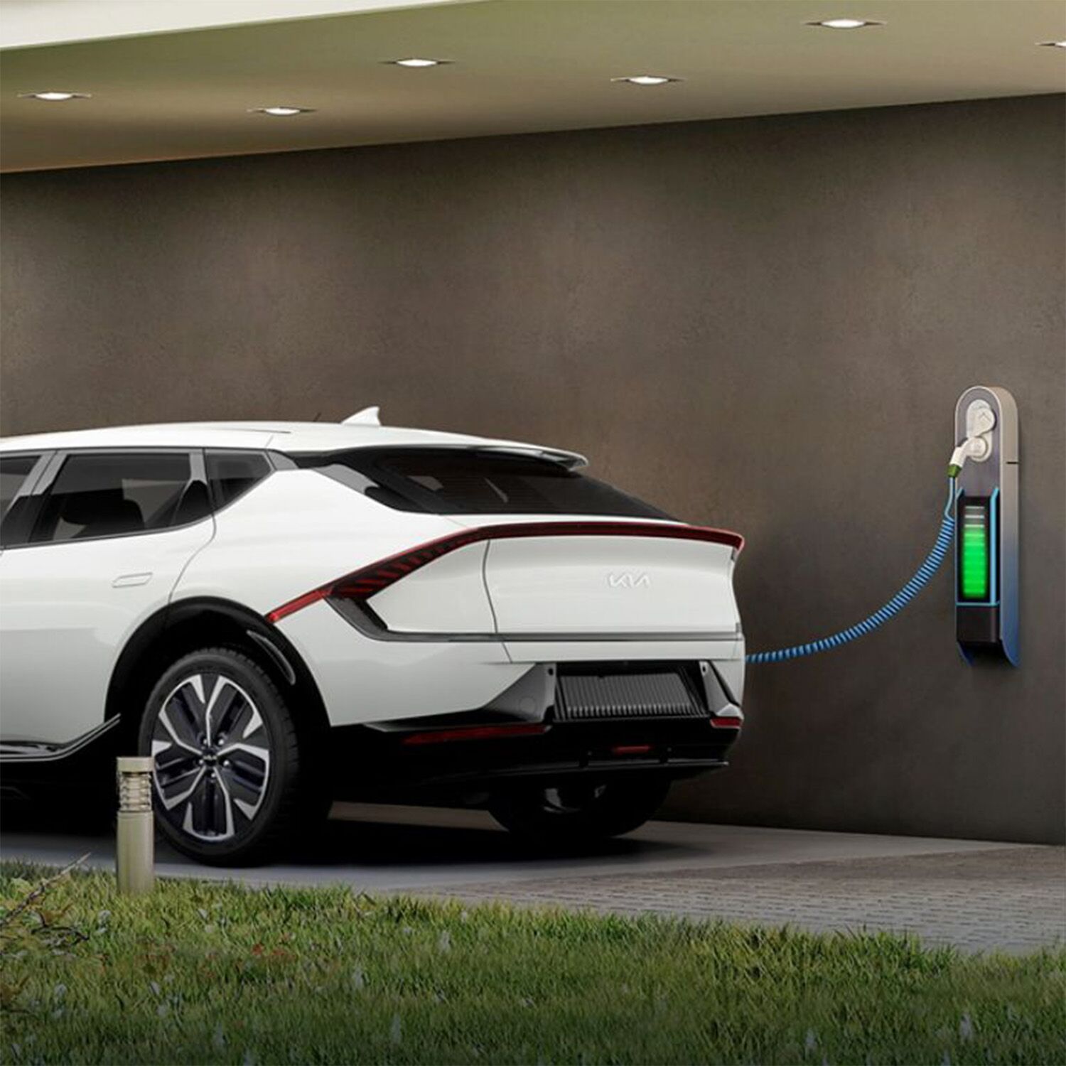 2024 Kia EV6 Charging At Home