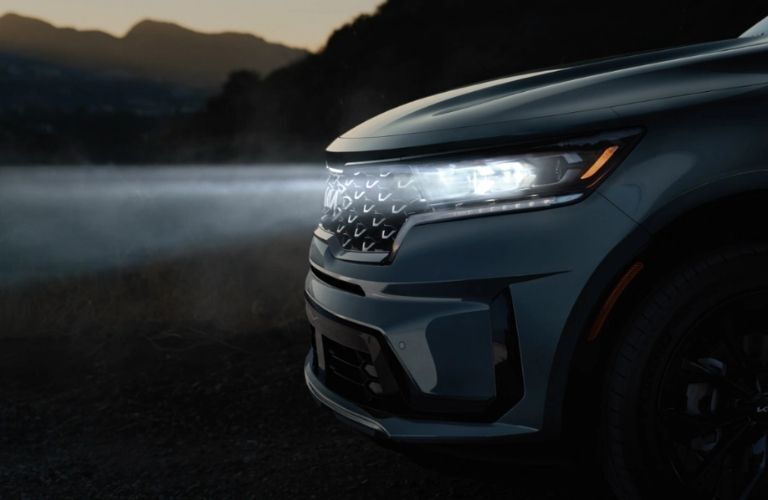 Headlight of the 2022 Kia Sorento