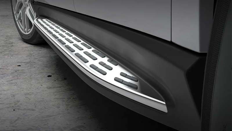 The illuminated running board on the 2026 AMG® GLE 63 S