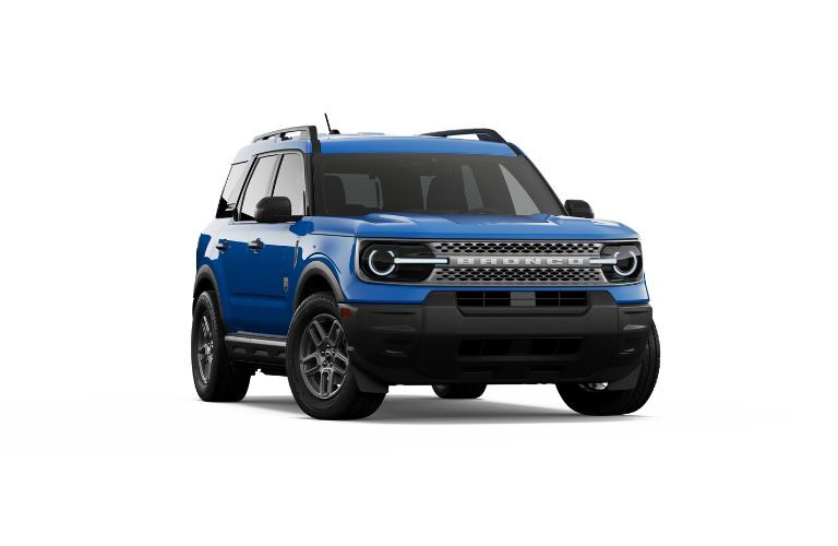 Ford Bronco Sport front view on white