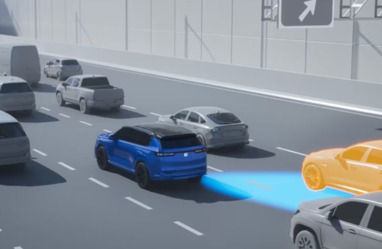 Blind Spot Assist in Honda vehicles