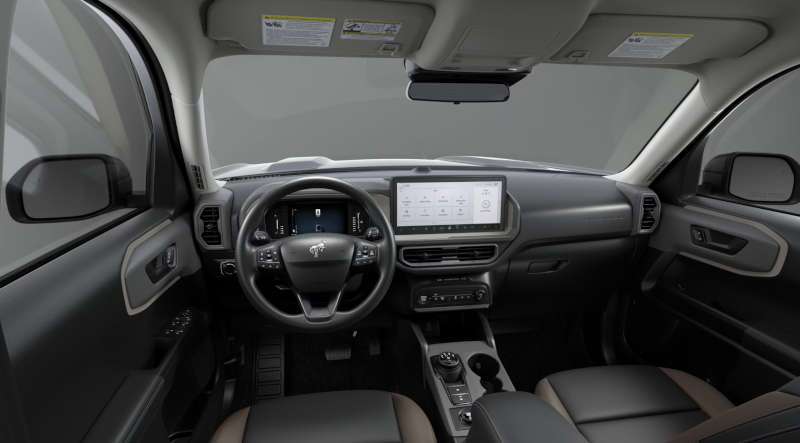 A cockpit view of the 2026 Ford Bronco Sport Big Bend