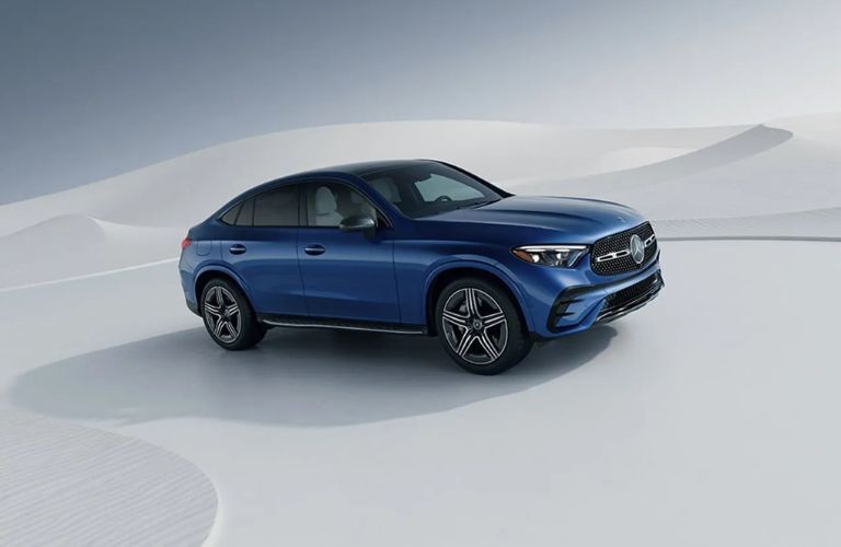 2026 Mercedes-Benz GLC Coupe in a white room